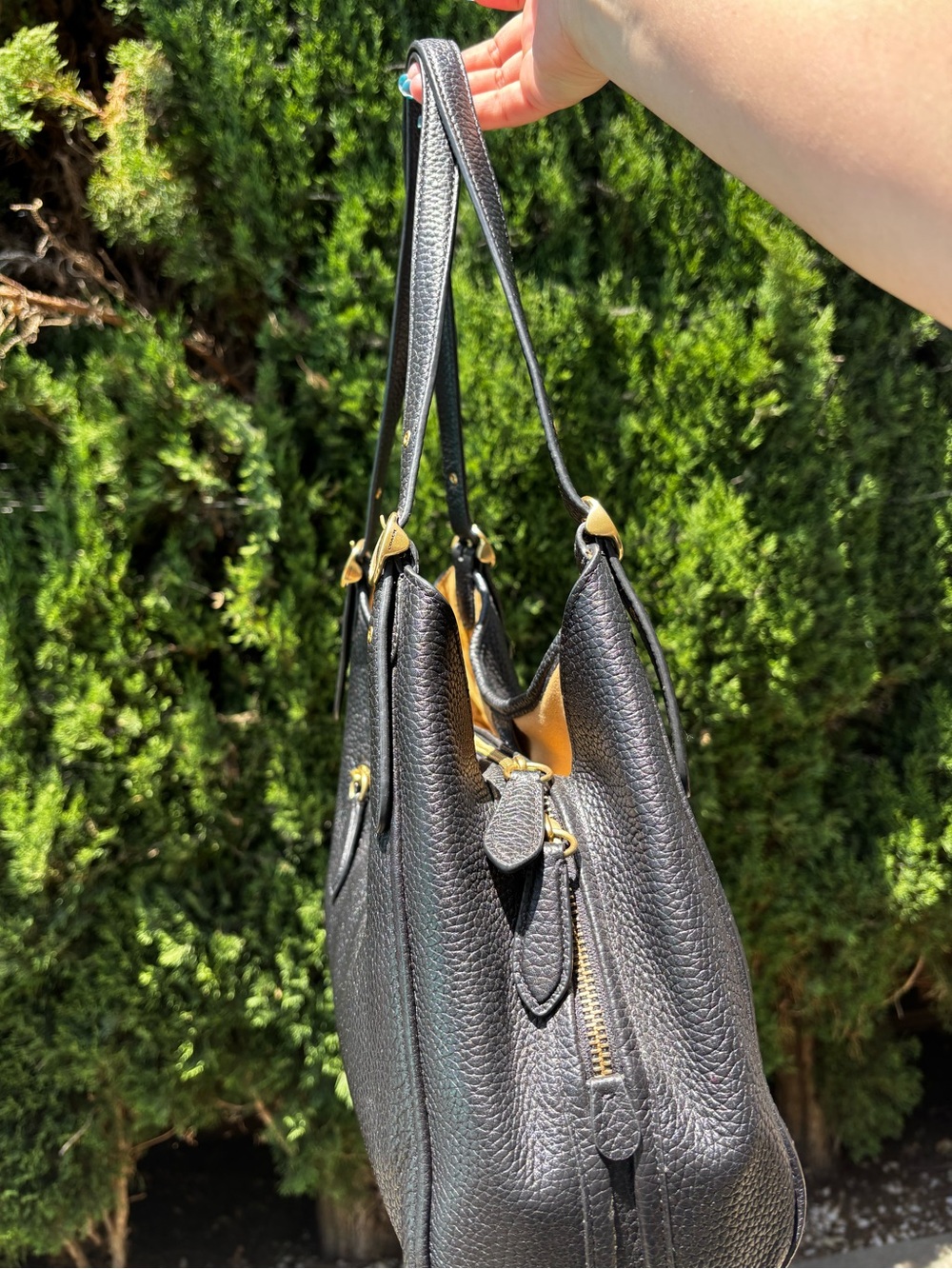 Coach Lori Shoulder bag - black pebbled leather - Picture 4 of 9